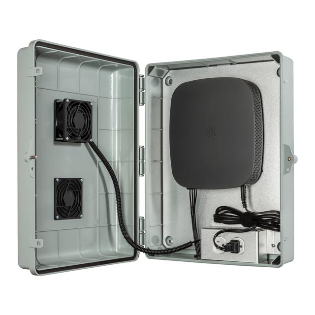 Amplifier with Weatherproof Enclosure